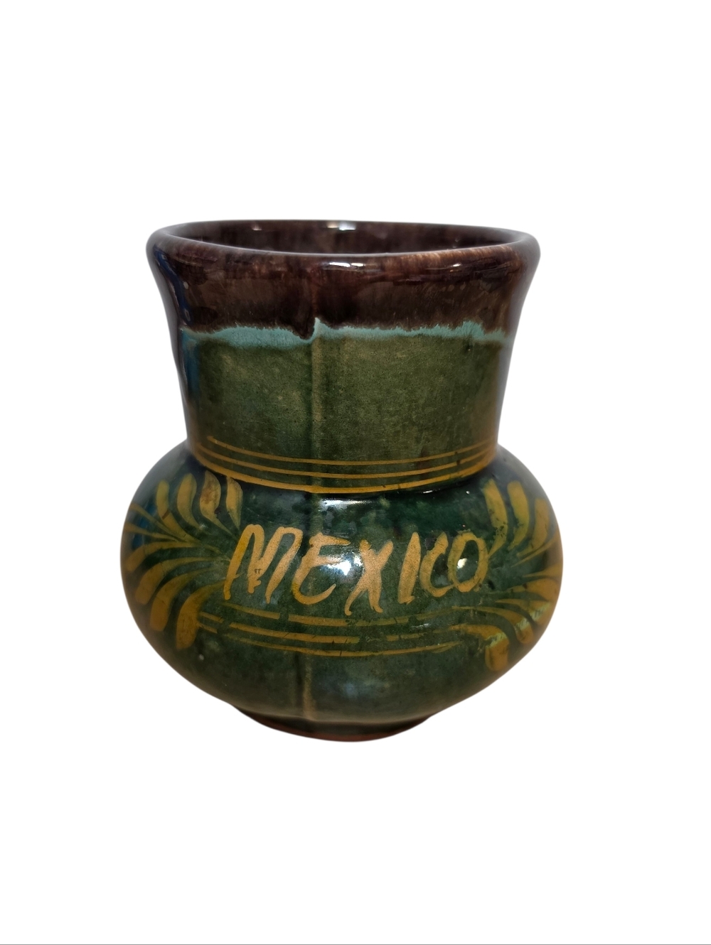 Vintage Mexico Stoneware Souvenir Coffee Mug